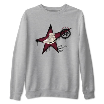 4s A Ma Maniere x Fossil Stone shirts to match jordans Kicks Make You Glow sneaker match tees 4s A Ma Maniere x Fossil Stone match shoes to clothes SNRT Sneaker Tees unisex cotton Heather Grey 2 shirts