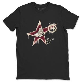 4s A Ma Maniere x Fossil Stone shirts to match jordans Kicks Make You Glow sneaker match tees 4s A Ma Maniere x Fossil Stone match shoes to clothes SNRT Sneaker Tees unisex cotton Black 2 shirts