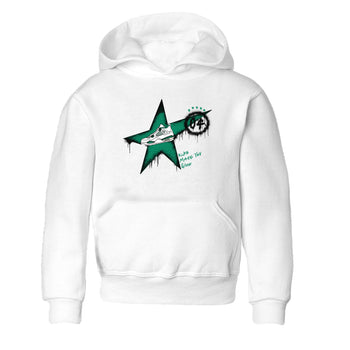4s Oxidized Green shirts to match jordans Kicks Make You Glow sneaker match tees Air Jordan 4 Oxidized Green SNRT Sneaker Tees streetwear brand Baby and Youth White 2 cotton tee
