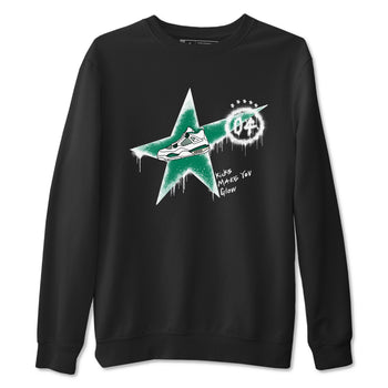 4s Oxidized Green shirts to match jordans Kicks Make You Glow sneaker match tees Air Jordan 4 Oxidized Green SNRT Sneaker Tees streetwear brand Black 2 unisex cotton tee