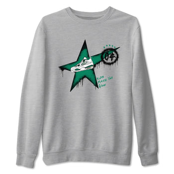4s Oxidized Green shirts to match jordans Kicks Make You Glow sneaker match tees Air Jordan 4 Oxidized Green SNRT Sneaker Tees streetwear brand Heather Grey 2 unisex cotton tee