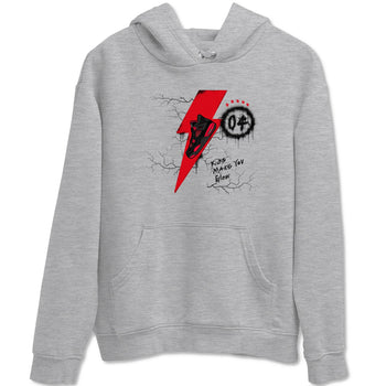 4s Red Thunder shirts to match jordans Kicks Make You Glow sneaker match tees Air Jordan 4 Red Thunder SNRT Sneaker Tees streetwear brand Heather Grey 2 unisex cotton tee