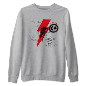 4s Red Thunder shirts to match jordans Kicks Make You Glow sneaker match tees Air Jordan 4 Red Thunder SNRT Sneaker Tees streetwear brand Heather Grey 2 unisex cotton tee