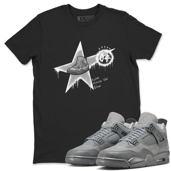 4s Wet Cement shirts to match jordans Kicks Make You Glow sneaker match tees Air Jordan 4 SE Wet Cement SNRT Sneaker Release Tees unisex cotton Black 1 crew neck shirts