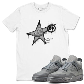 4s Wet Cement shirts to match jordans Kicks Make You Glow sneaker match tees Air Jordan 4 SE Wet Cement SNRT Sneaker Release Tees unisex cotton White 1 crew neck shirts