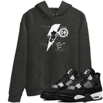 AJ4 White Thunder shirts to match jordans Kicks Make You Glow sneaker match tees Air Jordan 4 White Thunder SNRT Sneaker Tees streetwear brand Charcoal Heather 1 unisex cotton tee