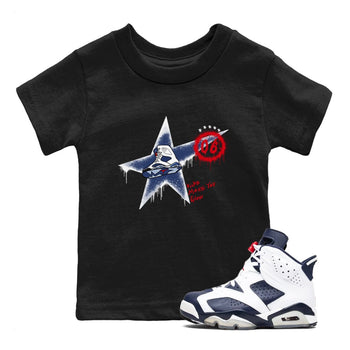 6s Olympic shirt to match jordans Kicks Make You Glow sneaker tees Air Jordan 6 Olympic SNRT sneaker release tees baby toddler Black 1 cotton Shirt