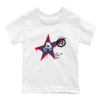 6s Olympic shirt to match jordans Kicks Make You Glow sneaker tees Air Jordan 6 Olympic SNRT sneaker release tees baby toddler White 2 cotton Shirt