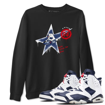 6s Olympic shirt to match jordans Kicks Make You Glow sneaker tees Air Jordan 6 Olympic SNRT Sneaker Release Tees unisex cotton Black 1 crew neck shirt