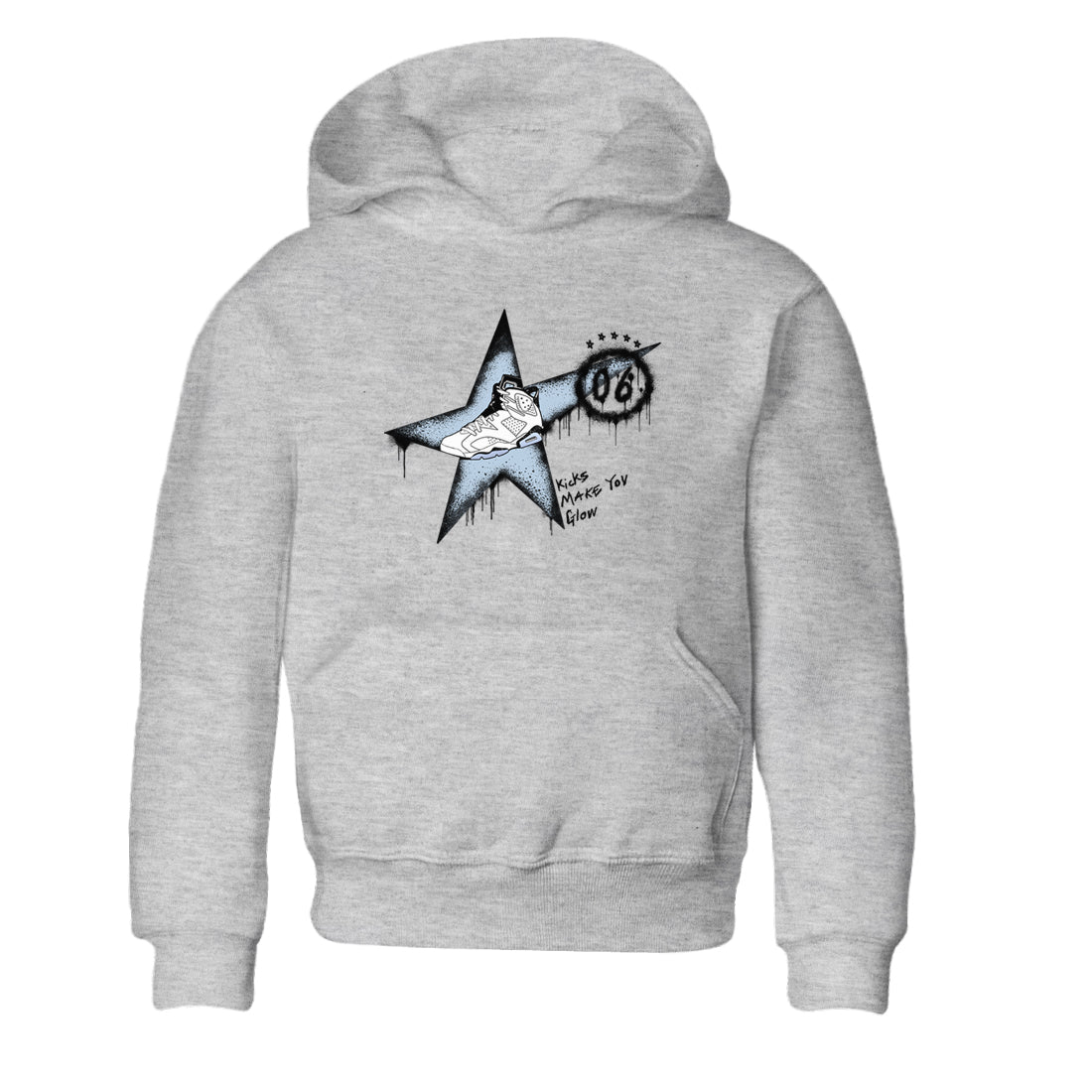 6s White Black shirt to match jordans Kicks Make You Glow sneaker tees Air Jordan 6 White Black SNRT sneaker release tees baby toddler Heather Grey 2 cotton Shirt