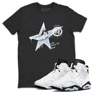 6s White Black shirt to match jordans Kicks Make You Glow sneaker tees Air Jordan 6 White Black SNRT Sneaker Release Tees unisex cotton Charcoal Heather 1 crew neck shirt