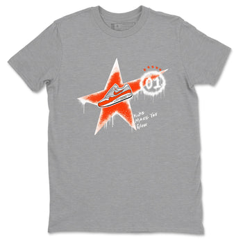 Air Max 1 OG '86 'Summit White and Cosmic Clay shirts to match jordans Kicks Make You Glow sneaker match tees Air Max 1 Cosmic Clay match shoes to clothes SNRT Sneaker Tees unisex cotton Heather Grey 2 shirts