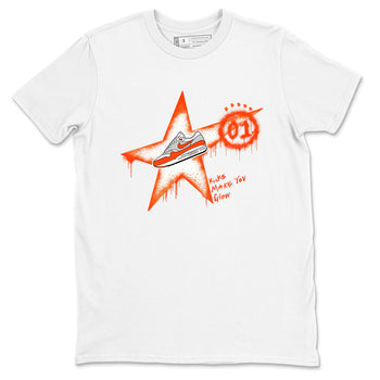 Air Max 1 OG '86 'Summit White and Cosmic Clay shirts to match jordans Kicks Make You Glow sneaker match tees Air Max 1 Cosmic Clay match shoes to clothes SNRT Sneaker Tees unisex cotton White 2 shirts