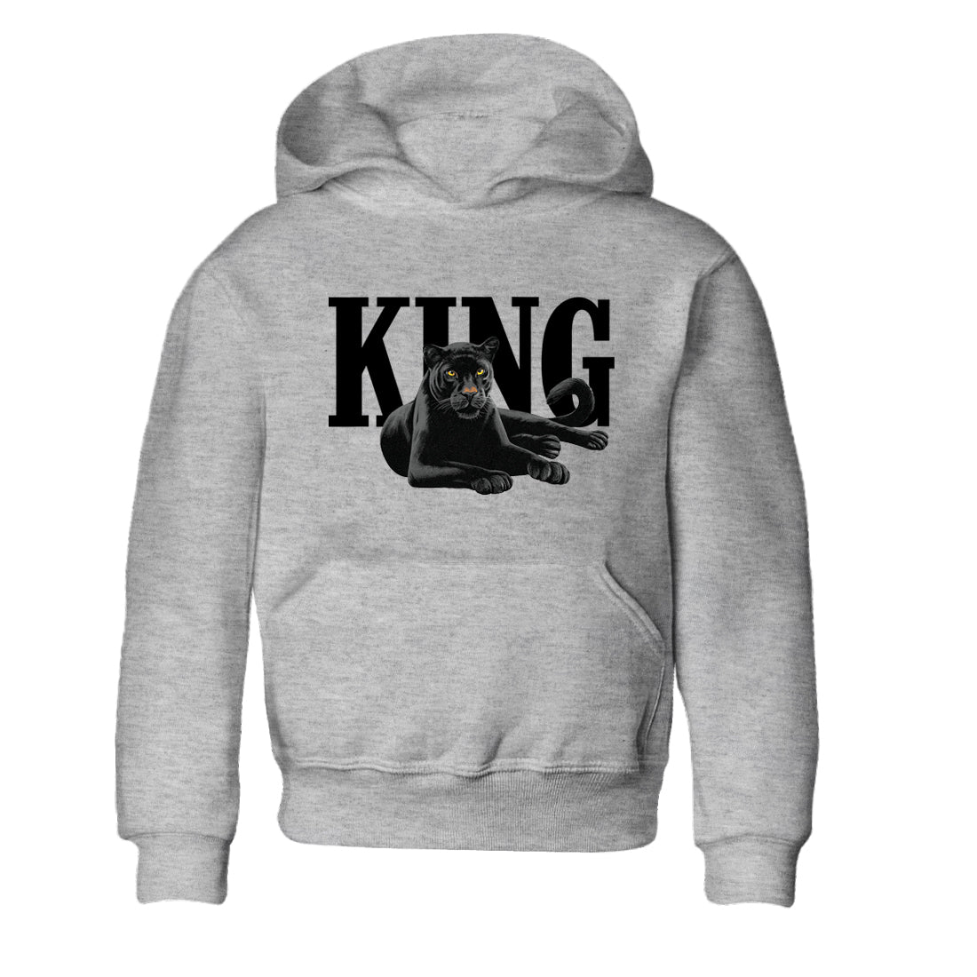 Sneaker match tees – Sneaker Tees To Match Air Jordan 4 Black Cat Shoes – King Black Cat 2 Kids T-Shirt Heather Grey 2