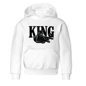 Sneaker match tees – Sneaker Tees To Match Air Jordan 4 Black Cat Shoes – King Black Cat 2 Kids T-Shirt White 2