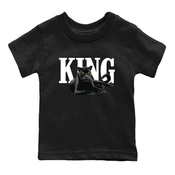Sneaker match tees – Sneaker Tees To Match Air Jordan 4 Black Cat Shoes – King Black Cat 2 Kids T-Shirt Black 2