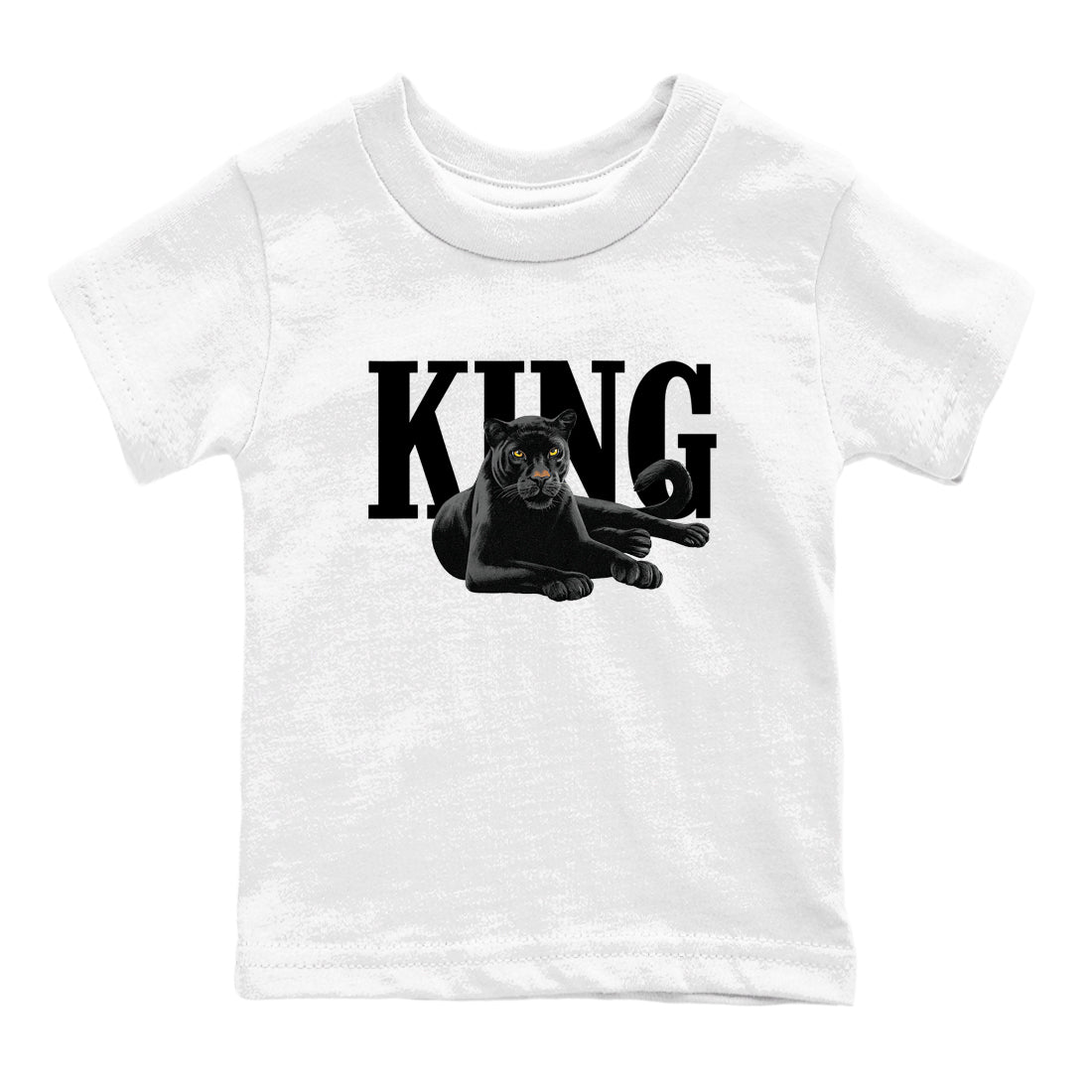 Sneaker match tees – Sneaker Tees To Match Air Jordan 4 Black Cat Shoes – King Black Cat 2 Kids T-Shirt White 2