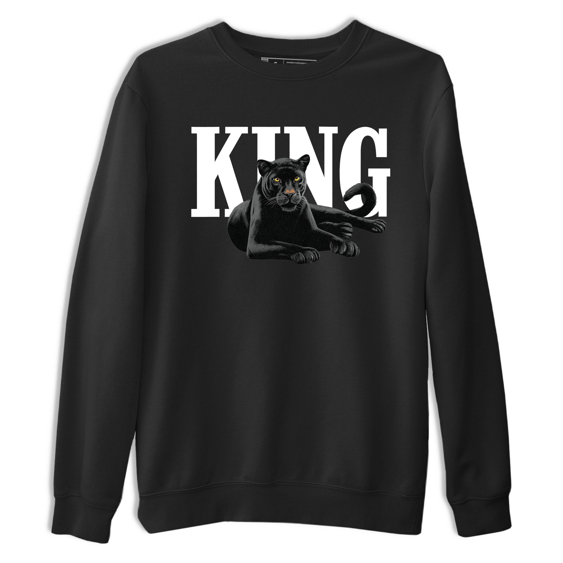 Sneaker match tees – Sneaker Tees To Match Air Jordan 4 Black Cat Shoes – King Black Cat 2 Tee Black 2