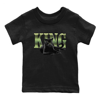Sneaker match tees – Sneaker Tees To Match Air Foamposite One Pine Green Shoes – King Black Cat Kids T-Shirt Black 2