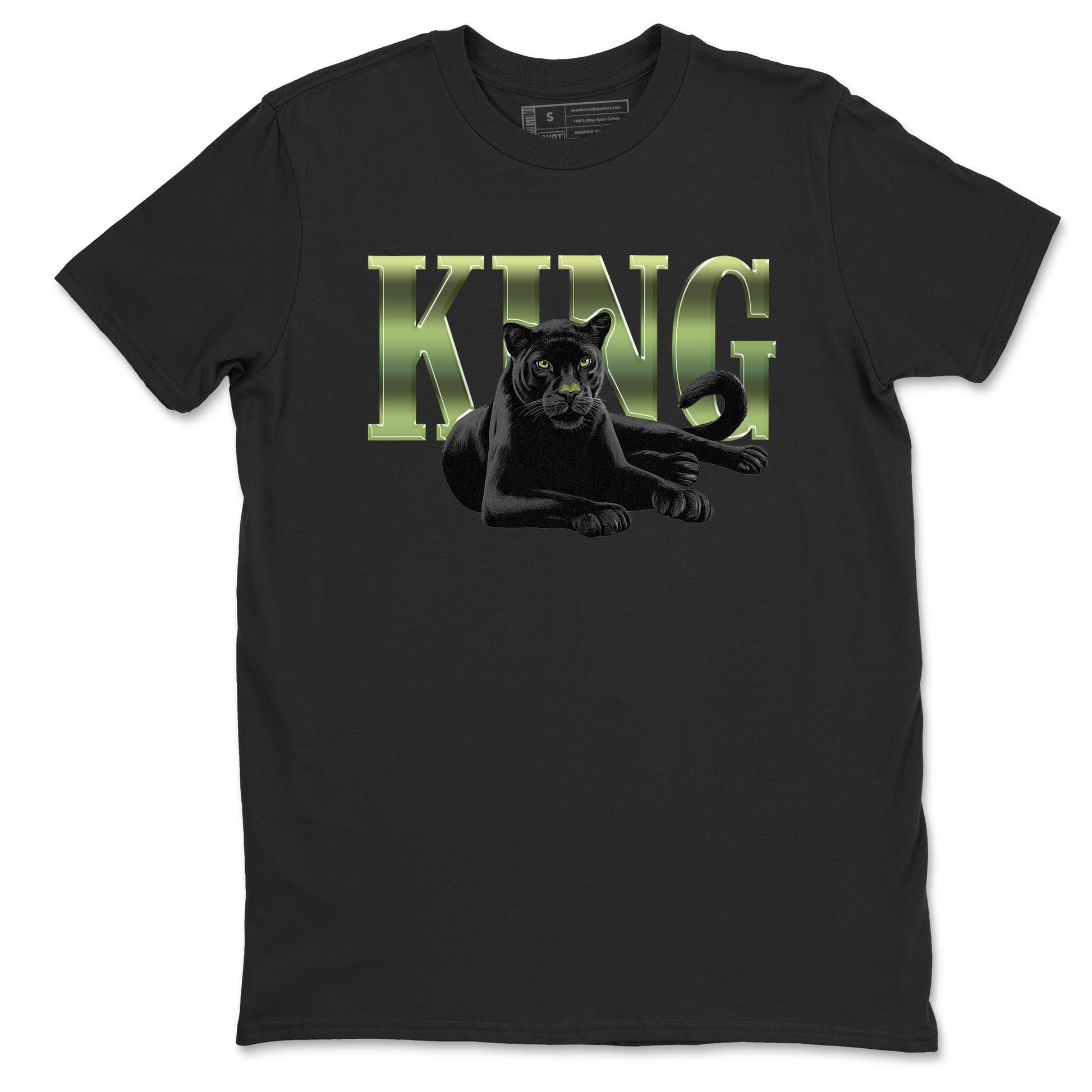 Sneaker match tees – Sneaker Tees To Match Air Foamposite One Pine Green Shoes – King Black Cat Tee Black 2