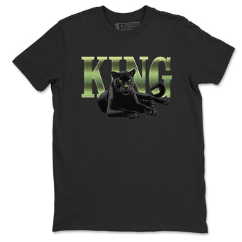 Sneaker match tees – Sneaker Tees To Match Air Foamposite One Pine Green Shoes – King Black Cat Tee Black 2