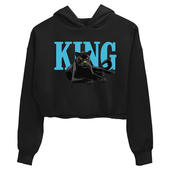 Sneaker match tees – Sneaker Tees To Match Air Jordan 11 Gamma Shoes – King Black Cat Crop T-Shirt Black 2