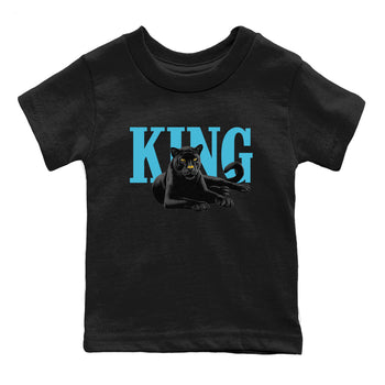 Sneaker match tees – Sneaker Tees To Match Air Jordan 11 Gamma Shoes – King Black Cat Kids T-Shirt Black 2