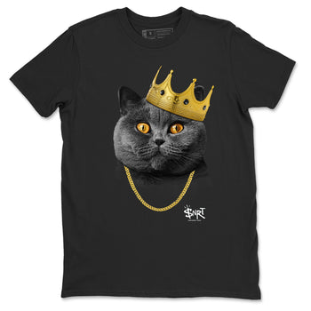 4s Black Cat shirts to match jordans King Black Cat sneaker match tees Air Jordan 4 Black Cat match shoes to clothes SNRT Sneaker Tees unisex cotton Black 2 shirts