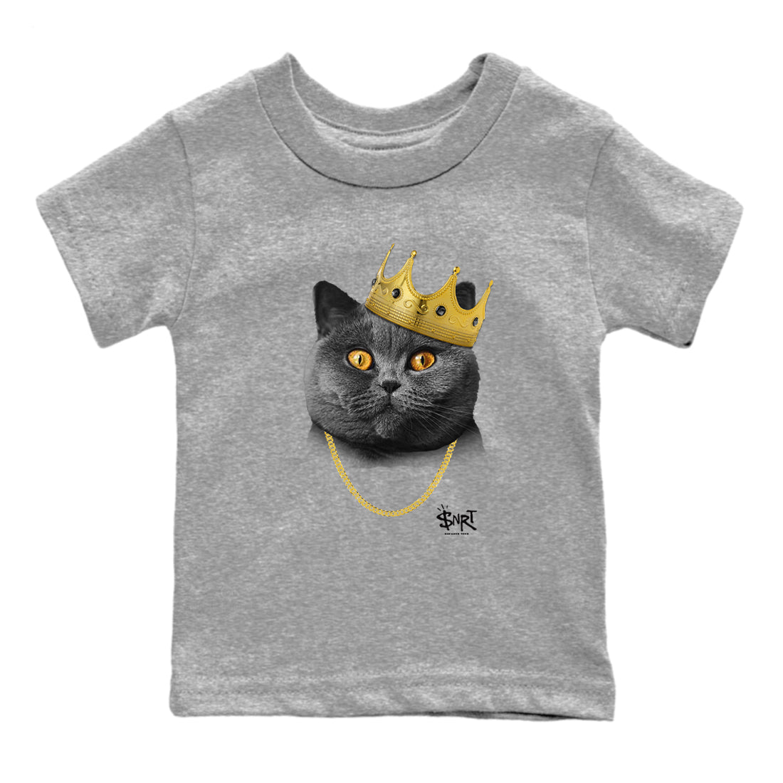 5s Black Cat Shirts To Match Jordans King Black Cat sneaker match tees Air Jordan 5 Black Cat Tee SNRT Sneaker Release Tees Youth Baby Heather Grey 2 crew neck shirts