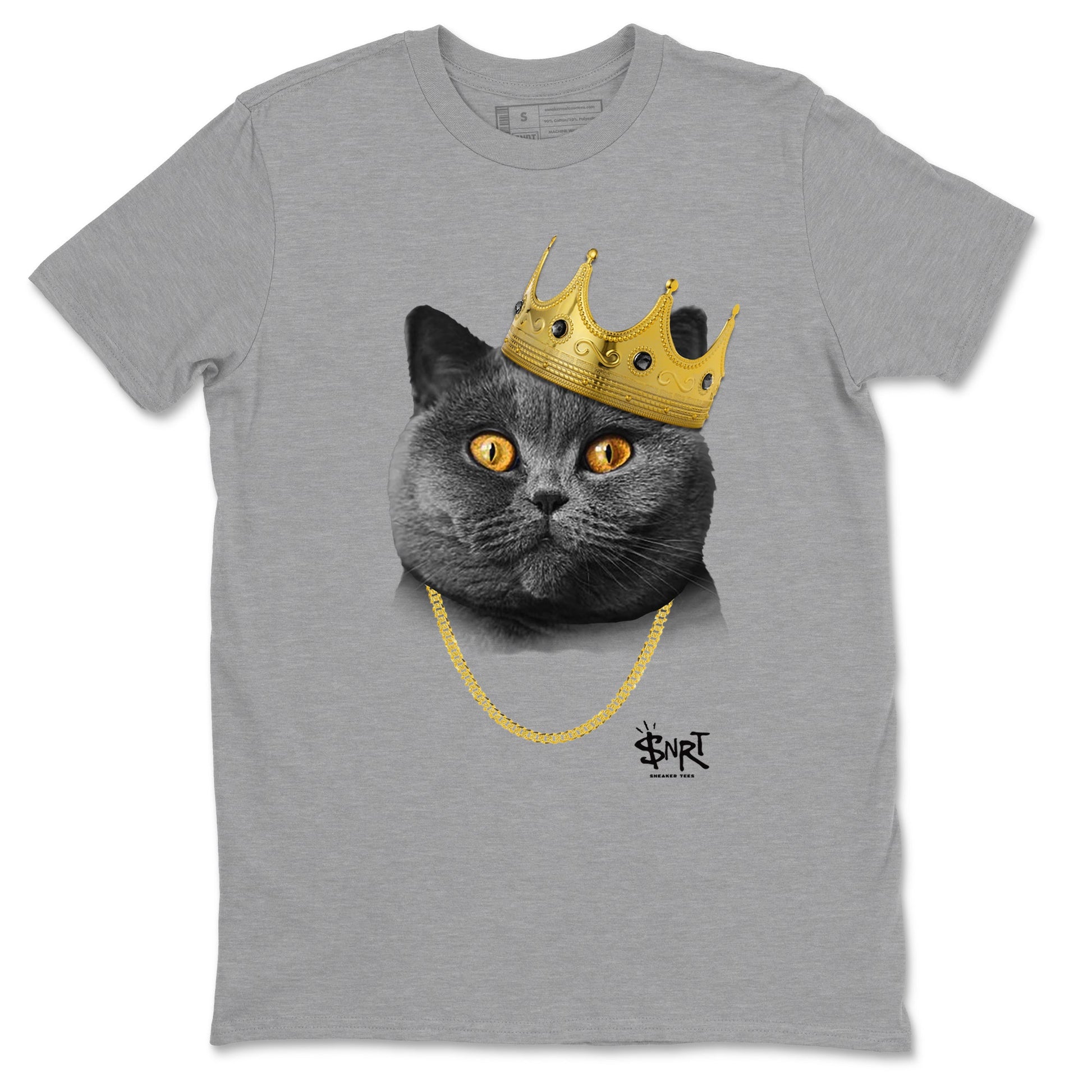 5s Black Cat Shirts To Match Jordans King Black Cat sneaker match tees Air Jordan 5 Black Cat Tee SNRT Sneaker Release Tees unisex cotton Heather Grey 2 crew neck shirts