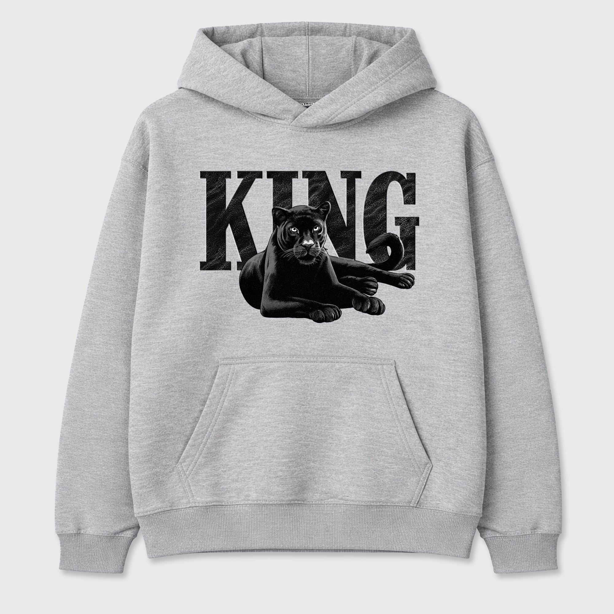 Sneaker match tees – Sneaker Tees To Match Air Jordan 6 Cap and Gown Shoes – King Black Cat Tee Heather Grey 2