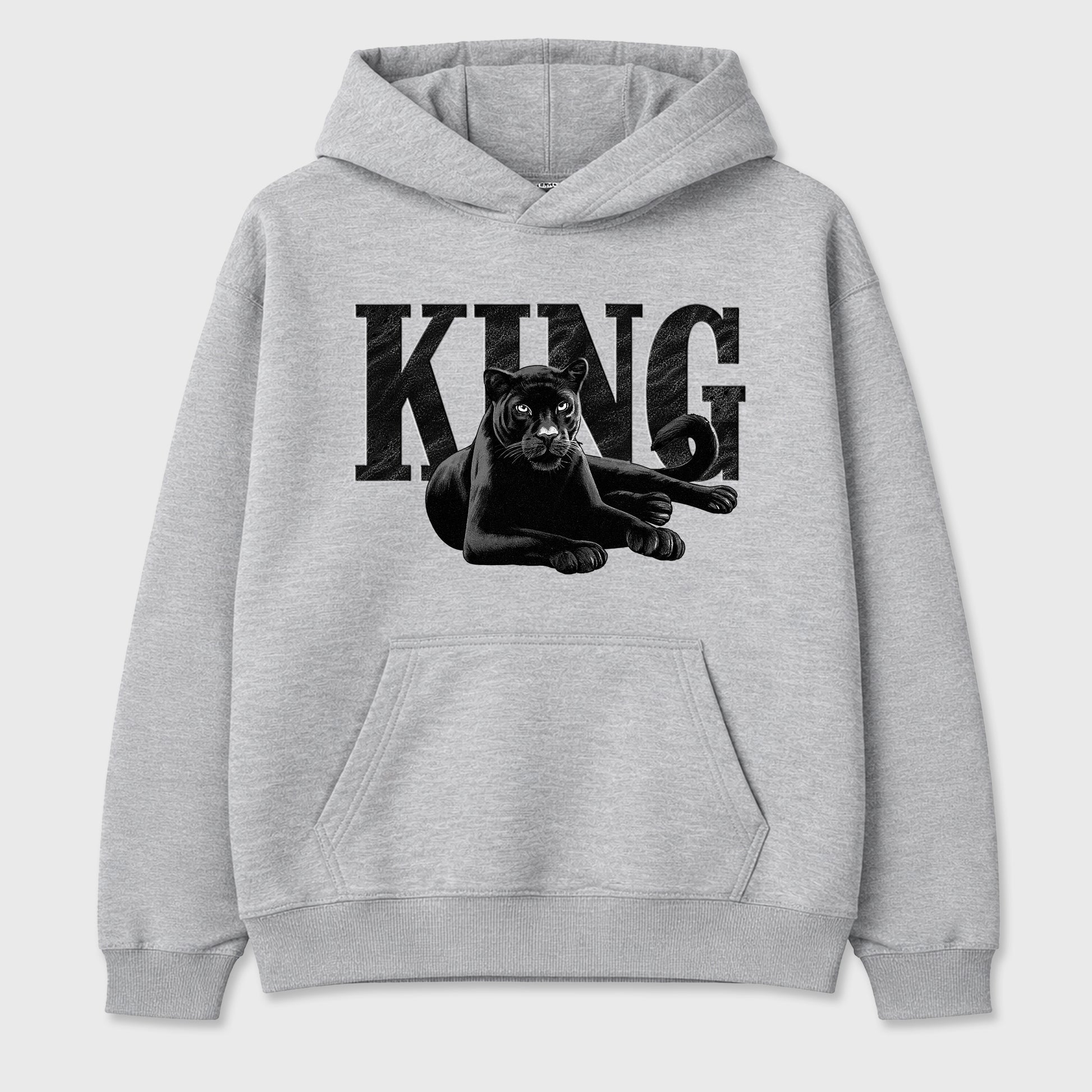 Sneaker match tees – Sneaker Tees To Match Air Jordan 6 Cap and Gown Shoes – King Black Cat Tee Heather Grey 2