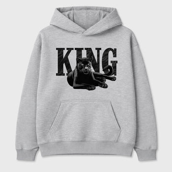 Sneaker match tees – Sneaker Tees To Match Air Jordan 6 Cap and Gown Shoes – King Black Cat Tee Heather Grey 2