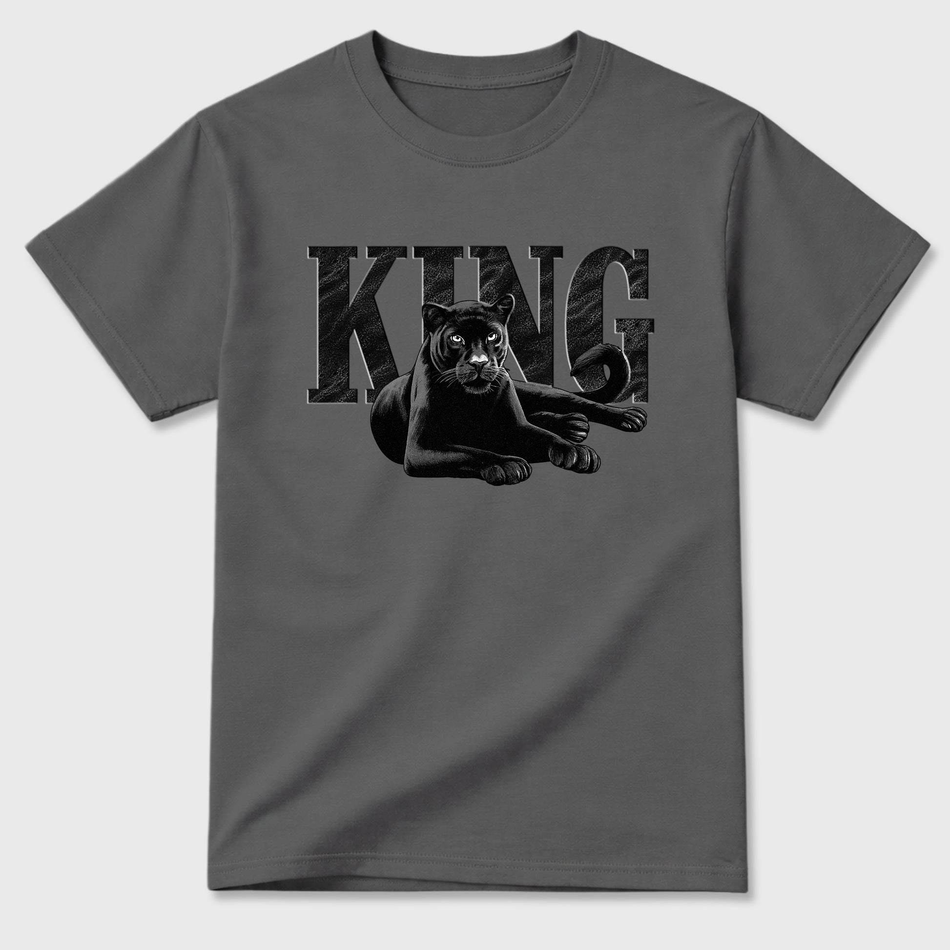Sneaker match tees – Sneaker Tees To Match Air Jordan 6 Cap and Gown Shoes – King Black Cat Tee Cool Grey 2