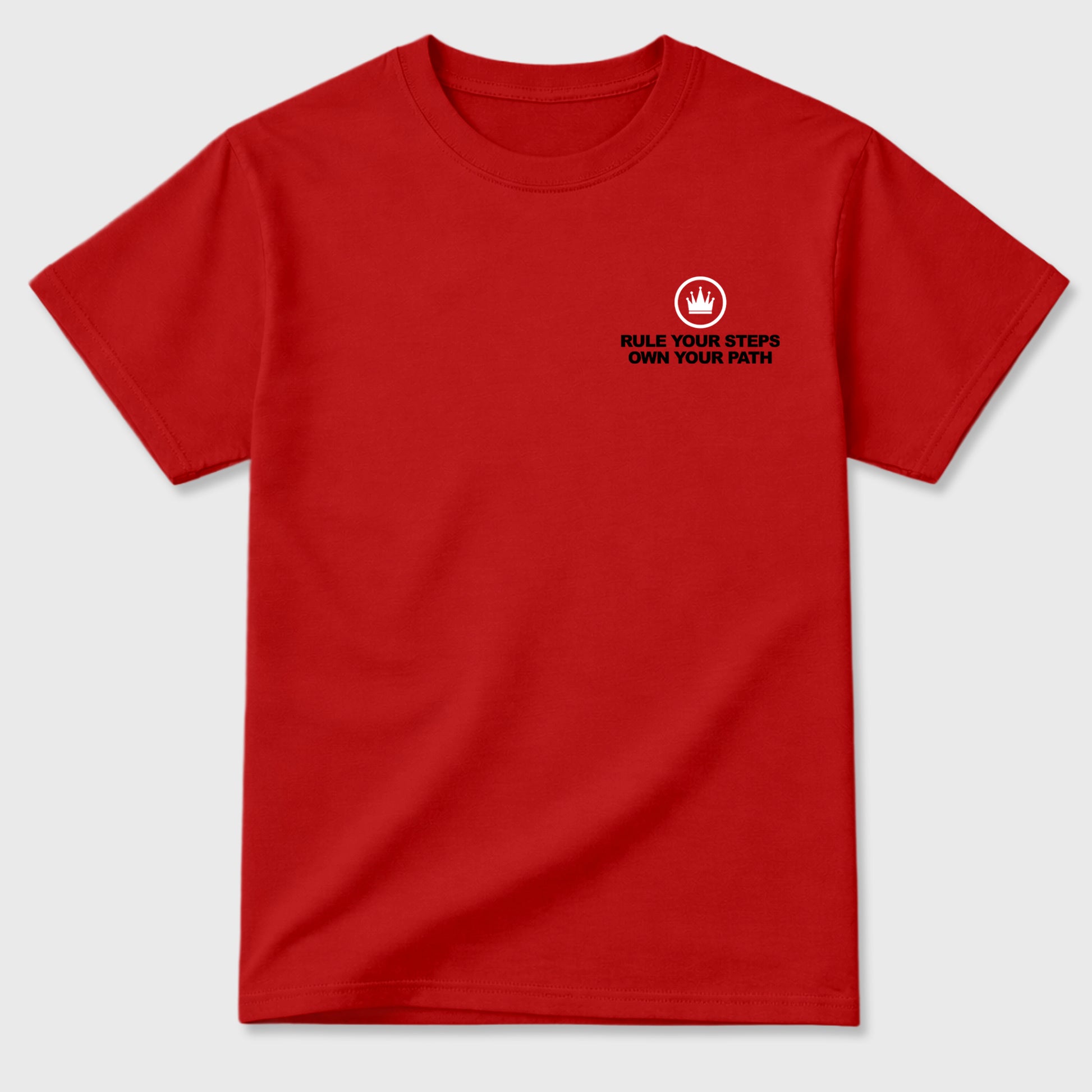 King Graffiti Graphic T-Shirt sneaker match tee designed for the Jordan 12 Bloodline, featuring coordinated color options for a perfect streetwear match. Red shirt.