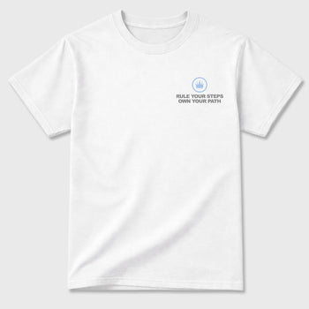 king graffiti sneaker match t-shirt styled to complete your sneaker outfitwith the AJ5 White Metallic, shown in White.