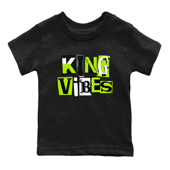 Foams One Black Volt best t shirts to wear with jordans King Vibes sneaker match tees Air Foamposite One Black Volt match shoes to clothes SNRT Sneaker Tees Youth Baby Black 2 tee