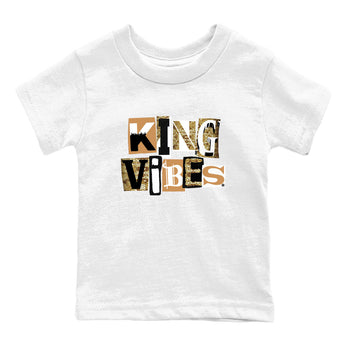 Air Force 1 Ivory Snake shirt to match jordans King Vibes sneaker tees Air Force 1 Ivory Snake SNRT sneaker release tees baby toddler White 2 cotton Shirt