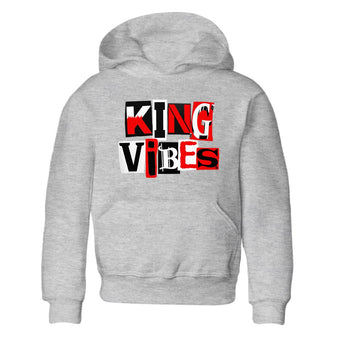 11s Bred Velvet shirts to match jordans King Vibes sneaker match tees Air Jordan 11 Retro Bred Velvet match shoes to clothes SNRT Sneaker Tees Youth Baby Heather Grey 2 tee