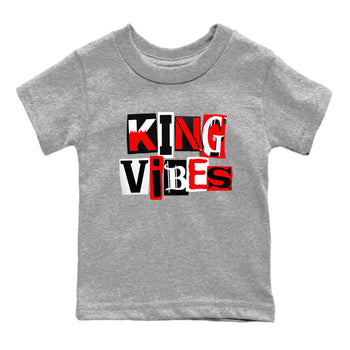 11s Bred Velvet shirts to match jordans King Vibes sneaker match tees Air Jordan 11 Retro Bred Velvet match shoes to clothes SNRT Sneaker Tees Youth Baby Heather Grey 2 tee