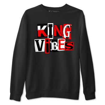 11s Bred Velvet shirts to match jordans King Vibes sneaker match tees Air Jordan 11 Retro Bred Velvet match shoes to clothes SNRT Sneaker Tees unisex cotton Black 2 shirts
