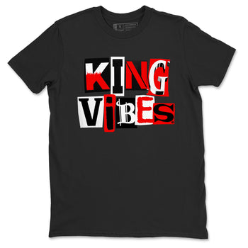 11s Bred Velvet shirts to match jordans King Vibes sneaker match tees Air Jordan 11 Retro Bred Velvet match shoes to clothes SNRT Sneaker Tees unisex cotton Black 2 shirts