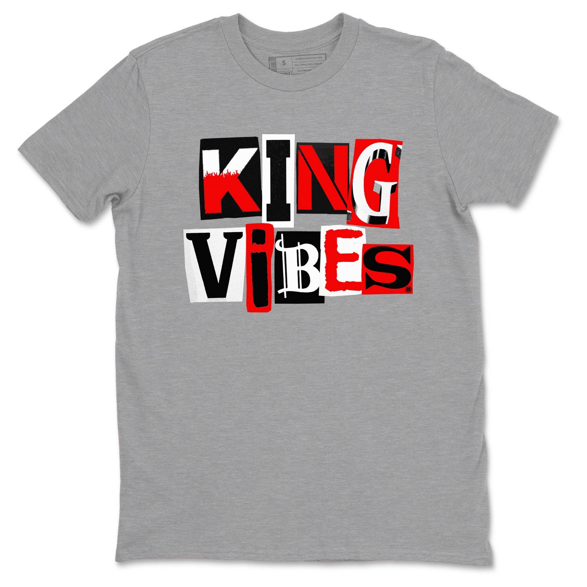 11s Bred Velvet shirts to match jordans King Vibes sneaker match tees Air Jordan 11 Retro Bred Velvet match shoes to clothes SNRT Sneaker Tees unisex cotton Heather Grey 2 shirts