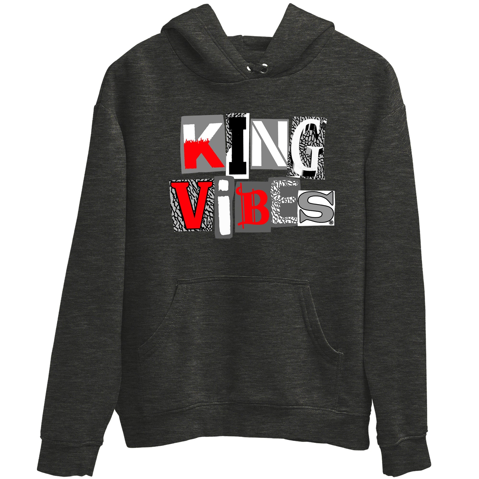 3s Cement Grey shirts to match jordans King Vibes sneaker match tees Air Jordan 3 Cement Grey SNRT Sneaker Tees streetwear brand Charcoal Heather 2 unisex cotton tee