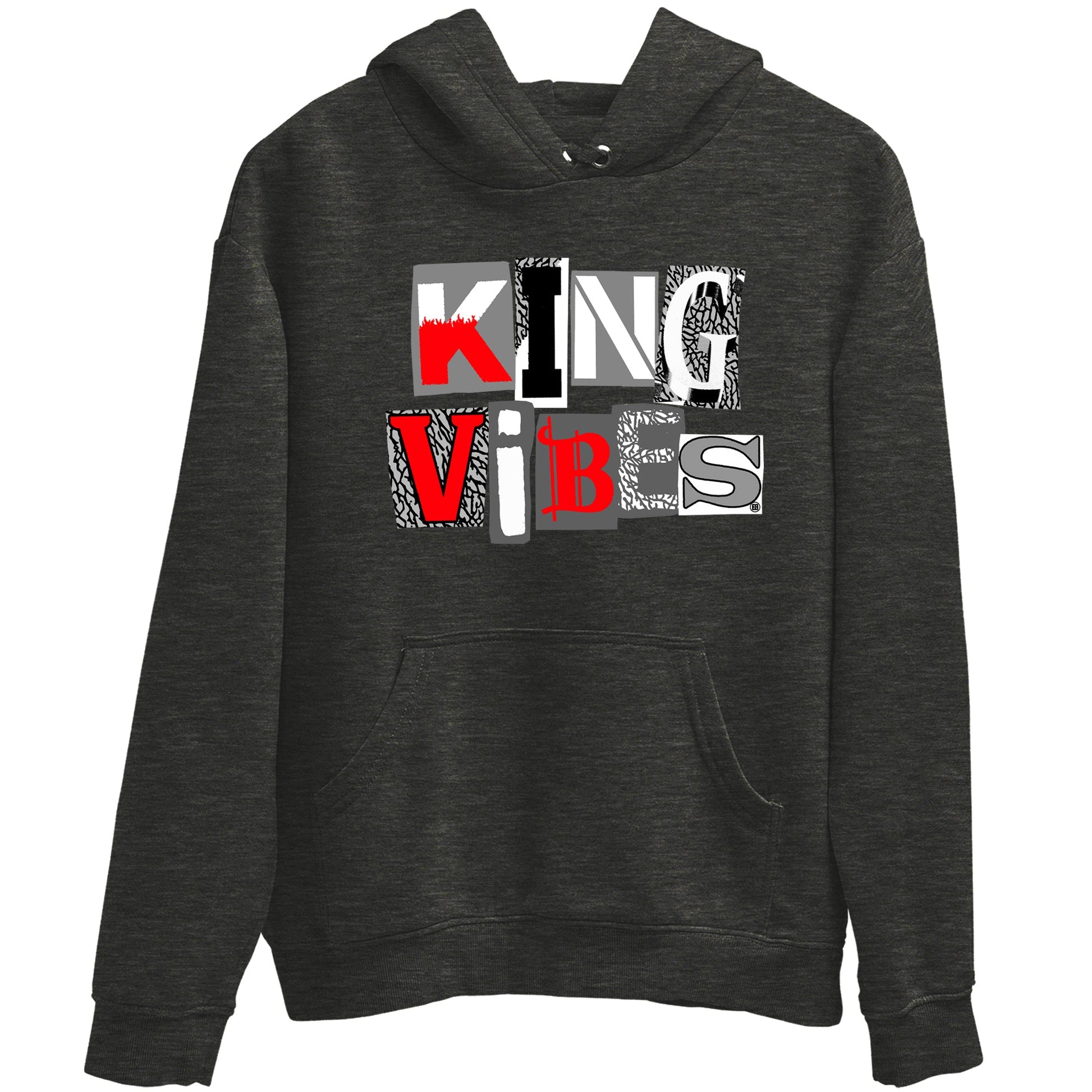 3s Cement Grey shirts to match jordans King Vibes sneaker match tees Air Jordan 3 Cement Grey SNRT Sneaker Tees streetwear brand Charcoal Heather 2 unisex cotton tee