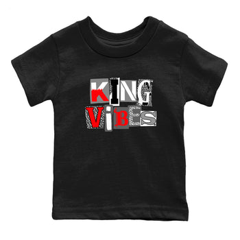 3s Cement Grey shirts to match jordans King Vibes sneaker match tees Air Jordan 3 Cement Grey SNRT Sneaker Tees streetwear brand Baby and Youth Black 2 cotton tee