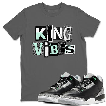 King Vibes SNRT Sneaker Tees - Air Jordan 3 Green Glow - SNRT Sneaker Tee