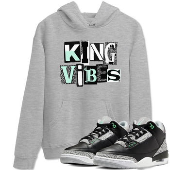 King Vibes SNRT Sneaker Tees - Air Jordan 3 Green Glow - SNRT Sneaker Tee