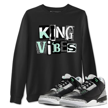 King Vibes SNRT Sneaker Tees - Air Jordan 3 Green Glow - SNRT Sneaker Tee