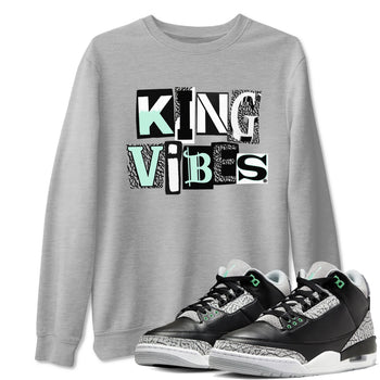 King Vibes SNRT Sneaker Tees - Air Jordan 3 Green Glow - SNRT Sneaker Tee